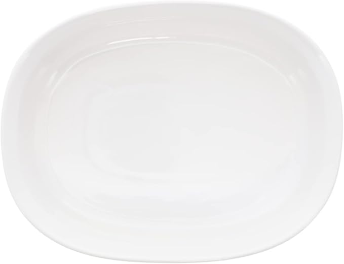 CorningWare FS2 2.5qt/2.35L Oval French White Casserole Dish & DC1.5C 1-1.75L - Image 3