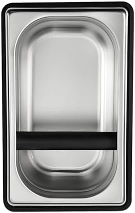 Espresso Knock Box,Large capacity Stainless Steel coffee knock box