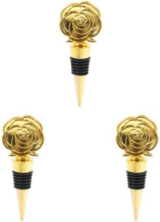 PRETYZOOM Set of 3 Creative Wine Bottle Stoppers Reusable Silicone