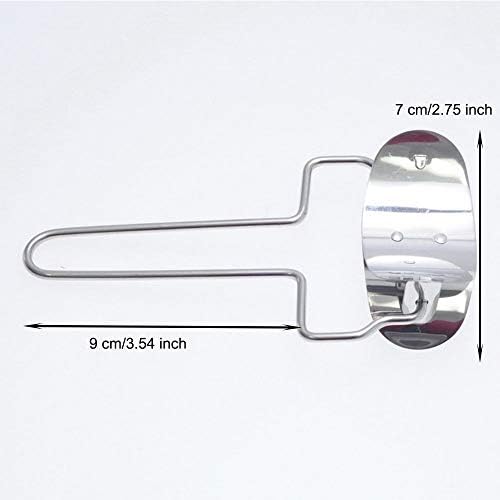EORTA 2 Pieces Stainless Steel Pastry Rolling Cutter Circle Dough