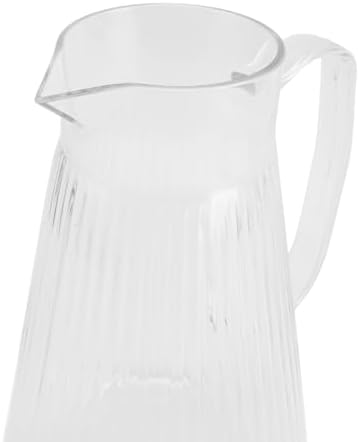 1500ml Water Pitcher, Clear Acrylic Beverage Pitcher, Glass Style Jug