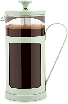 La Cafetière Monaco Stainless Steel Cafetière, Eight Cup, Mint