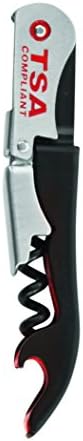 True Jetsetter TSA Compliant Double Hinged Waiters Corkscrew Wine