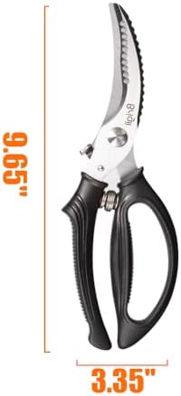 Brigii Kitchen Shears, Heavy Duty Poultry Shears, Stainless Steel
