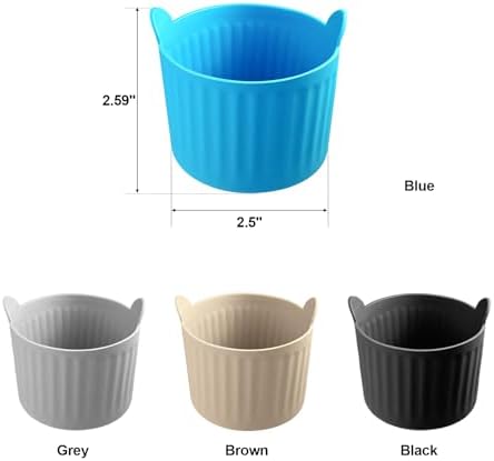 Air Fryer Silicone Baking Cups, Non-Stick Egg Molds for Muffins &
