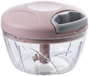 Garlic and Ginger Prep: Manual Pull-String Food Chopper with 500ml
