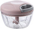 Garlic and Ginger Prep: Manual Pull-String Food Chopper with 500ml