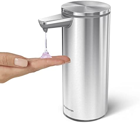 simplehuman 9 oz Touch-Free Rechargeable Sensor Soap Dispenser