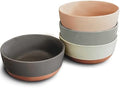 Set of 4 Porcelain Bowls, 25oz - Microwave, Dishwasher & Oven Safe for