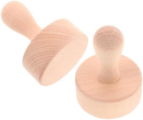 Ciieeo Tart Pan Set with Removable Bottom, 2pcs Wooden