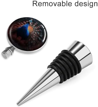 Animal Feathers Wine Stopper Vacuum Alloy Wine Bottle Stopper Reusable