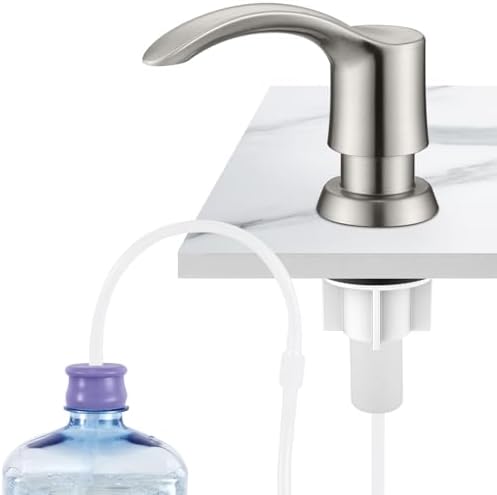 GAGALIFE Kitchen Sink Soap Dispenser, Brushed Nickel