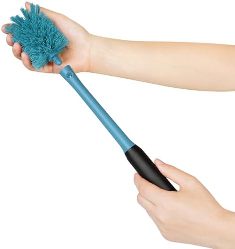 2-in-1 Bottle Cleaning Brush and Straw Cleaner Brush, Total Blue