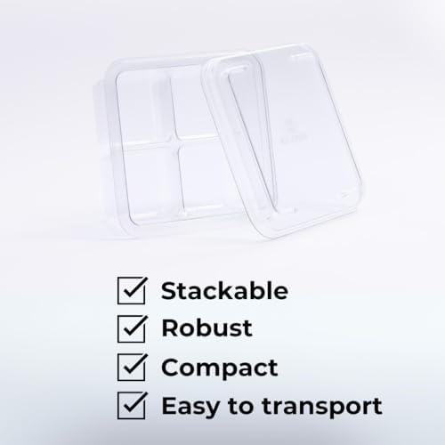 Klaris 2" Cube Ice Storage Containers, 5 pk