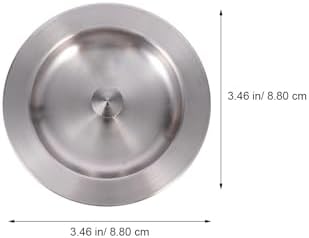 Hemoton 2 Set Kitchen Sink Drain Basket with Lid Stainless Steel Deep