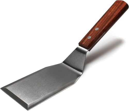 MANNKITCHEN Professional Stainless Steel Spatula for Cast Iron
