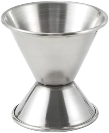 Soro Essentials- 1/2 oz / 1 oz Stainless Steel Jigger Set of 2- Double