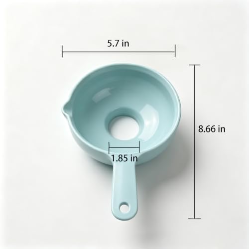 Wide Mouth Kitchen Funnel Set 7-in-1 Food Grade Plastic Canning