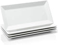 Sweese Porcelain Serving Tray, 12 Inch Rectangle Plates for Sushi