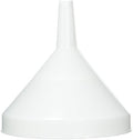 HomeBrew 8" Funnel with Strainer White