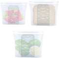 Reusable Silicone Food Storage Bags Freezer Bags BPA Free