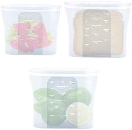 Reusable Silicone Food Storage Bags Freezer Bags BPA Free
