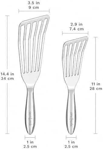 Stainless Steel Fish Spatula Set, 2-Piece