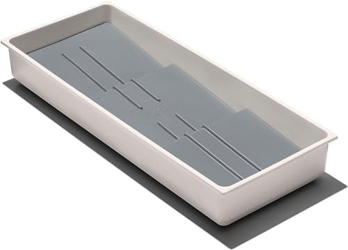 OXO Good Grips Kitchen Compact Spice Drawer Organizer, White - Pack of