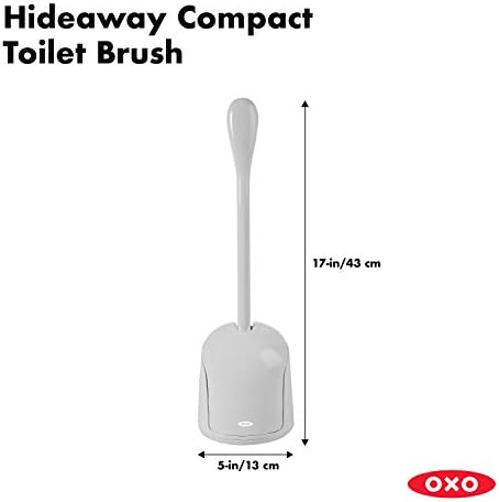 OXO Good Grips Toilet Brush and Holder, Gray