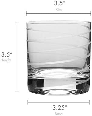 Mikasa Cheers 4-Piece Double Old Fashioned Glasses 12.75 oz