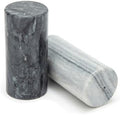 Fox Run White & Black Marble Salt & Pepper Shaker, Set 2 Spice Shakers
