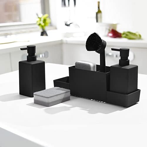 YAUKPH Kitchen Soap Dispenser with Sponge Holder Set