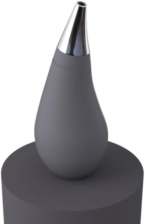 Squeezable Soap Dispensers, Tear Drop Shape, Gray, ~7oz