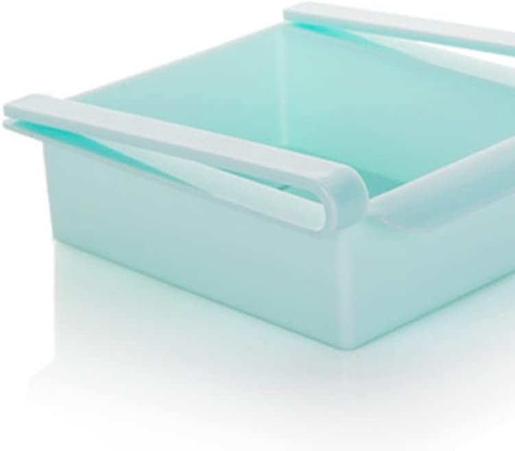 Fridge Drawer Organizer,Plastic Storage Bin Retractable Drawer Type