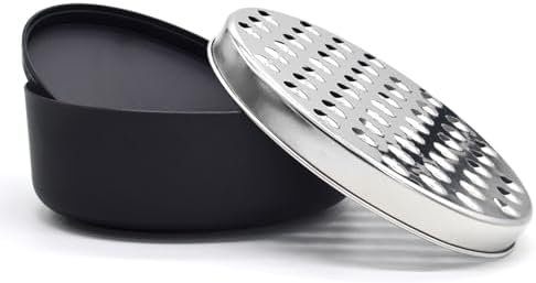 Stainless Steel Cheese Grater with Airtight Storage Container - Box