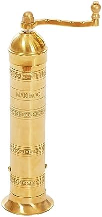 Original Greek Pepper Mill, Brass, 9"