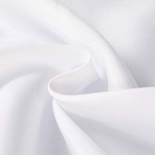 Cupuamon 120 inch Round Tablecloth Washable Polyester Table Cloth