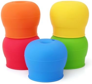 5 Pack Silicone Sippy Cup Lids