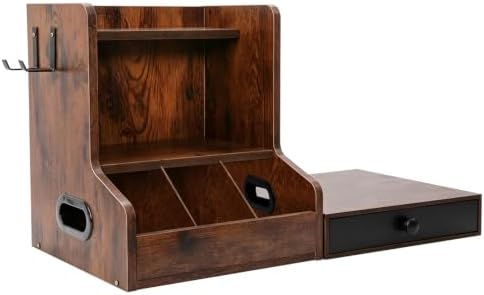 Coffee Station Organizer with K Cup Holder Drawer for Countertop