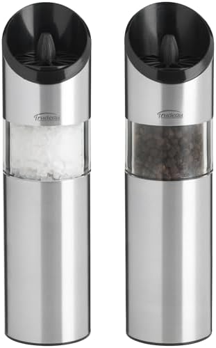 Trudeau Graviti Battery-Operated Salt & Pepper Mill Set