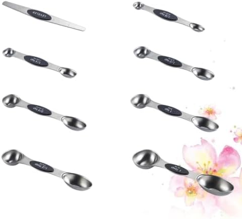 Stainless Steel Measuring Spoons Set, Double End Baking Tool