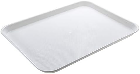 Eslite Rectangular Plastic Serving Trays,Fast Food Serving Cafeteria