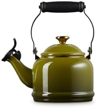 Le Creuset 1.25 qt Olive Enamel Tea Kettle