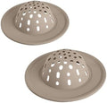Spectrum Silicone Sink Strainer 2-Pack - Flexible Kitchen Sink Drain