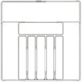 BPA-Free Expandable Utensil Drawer Organizer - Clear Plastic