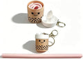 Reusable Silicone Straws with Keychain, Portable Travel Straws Set