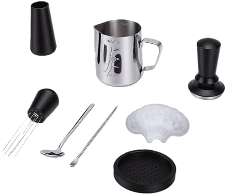 Jiawu Coffee Tamper Accessories Kit, 51mm Adjustable Stainless Steel