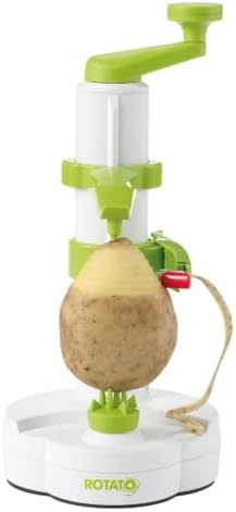 Starfrit Rotato Manual Peeler, 4 Spare Blades, Thumb Knife