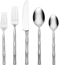 Hampton Forge Bamboo 20-Piece 18/0 Silverware Set for 4, Flatware