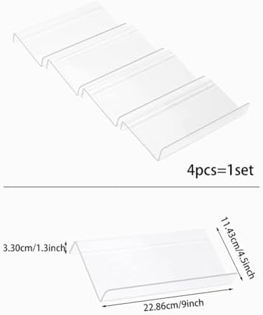Clear Acrylic Spice Drawer Organizer,Seasoning Jars Drawers